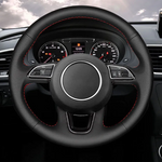 Hand-Sewn Steering Wheel Cover