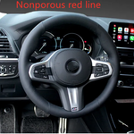 Hand-Sewn Steering Wheel Cover