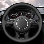 Hand-Sewn Steering Wheel Cover